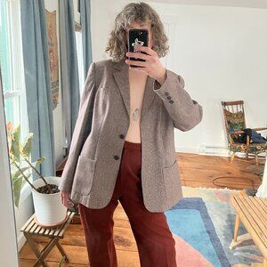 vintage JCPenney wool blend plaid blazer (L)